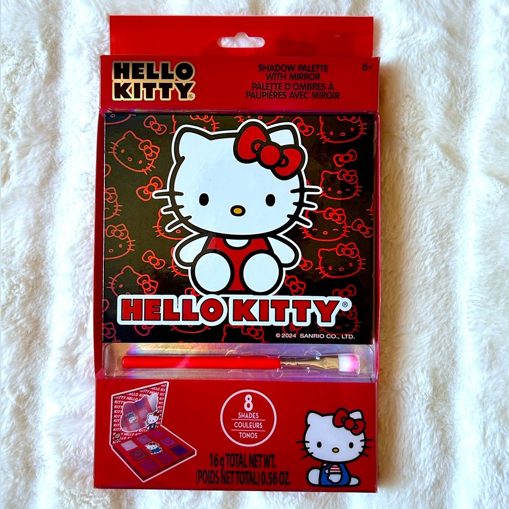 Townley Girl PETA Approved Sanrio Hello Kitty Eyeshdow Palette with Mirror